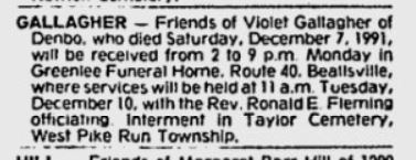 funeral notice